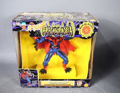 Lot 592 - A vintage Toy-Biz "Spider-Man" Smythe attack...