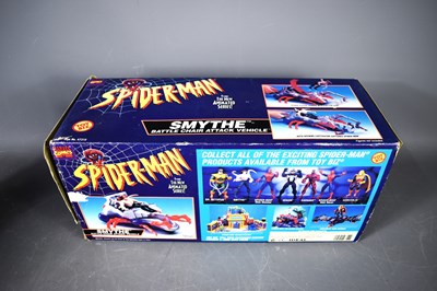Lot 592 - A vintage Toy-Biz "Spider-Man" Smythe attack...