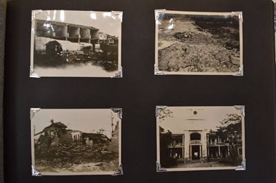 Lot 31 - A photograph album of naval photographs taken...