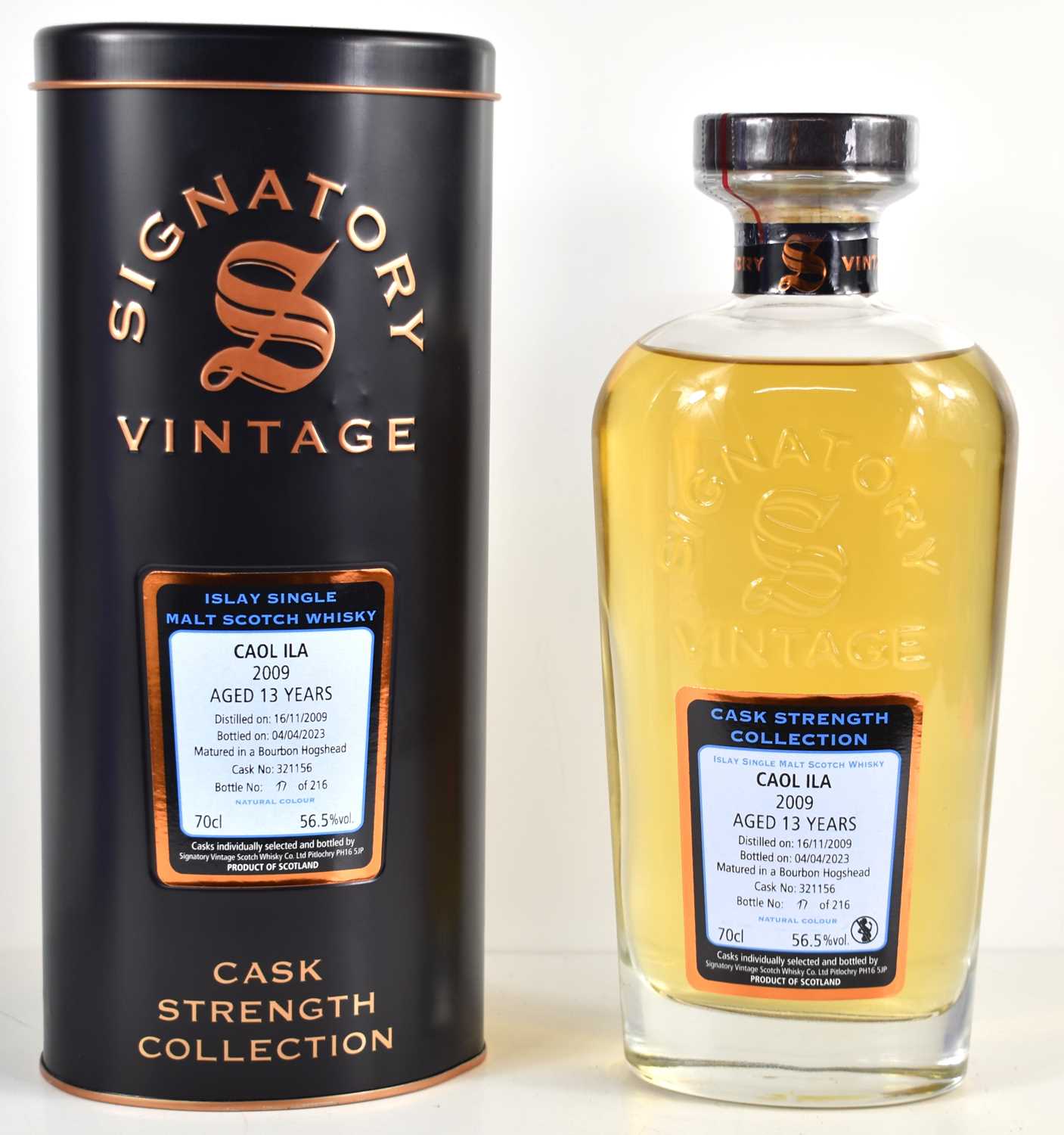 Lot 19 - Scotch Whisky: A bottle of cask strength Caol...