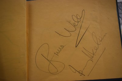 Lot 56 - Three autograph books containing the...