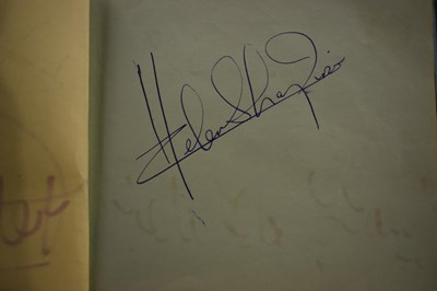 Lot 56 - Three autograph books containing the...
