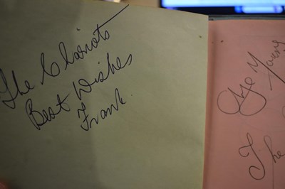 Lot 56 - Three autograph books containing the...