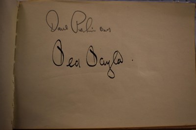 Lot 56 - Three autograph books containing the...