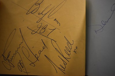 Lot 56 - Three autograph books containing the...