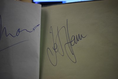 Lot 56 - Three autograph books containing the...