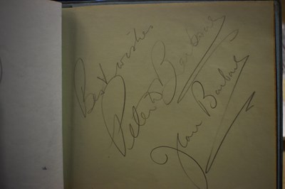 Lot 56 - Three autograph books containing the...