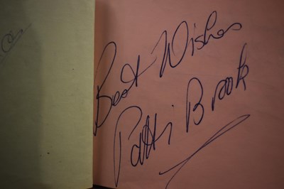 Lot 56 - Three autograph books containing the...