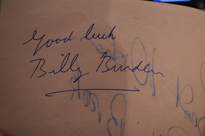 Lot 56 - Three autograph books containing the...