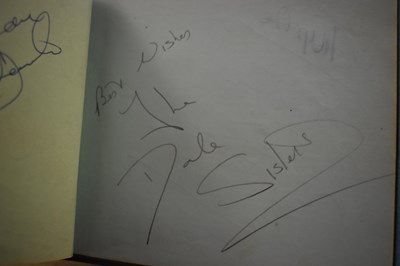 Lot 56 - Three autograph books containing the...