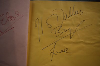 Lot 56 - Three autograph books containing the...