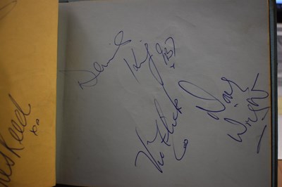 Lot 56 - Three autograph books containing the...