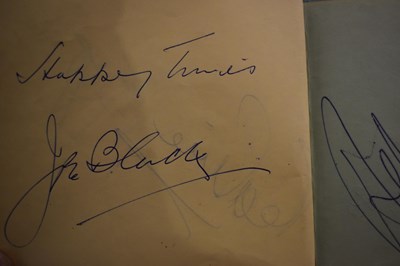 Lot 56 - Three autograph books containing the...