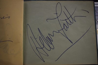 Lot 56 - Three autograph books containing the...