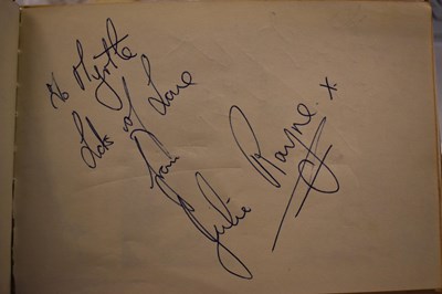 Lot 56 - Three autograph books containing the...
