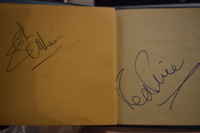 Lot 56 - Three autograph books containing the...
