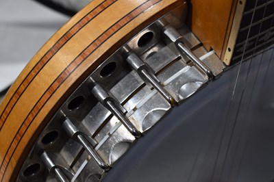 Lot 181 - A Clifford Essex "Paragon" four string banjo,...