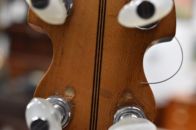 Lot 181 - A Clifford Essex "Paragon" four string banjo,...