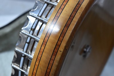 Lot 181 - A Clifford Essex "Paragon" four string banjo,...