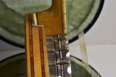 Lot 181 - A Clifford Essex "Paragon" four string banjo,...