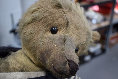 Lot 11 - A Vintage teddy bear, dressed in Naval style...