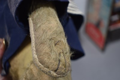 Lot 11 - A Vintage teddy bear, dressed in Naval style...