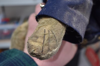 Lot 11 - A Vintage teddy bear, dressed in Naval style...