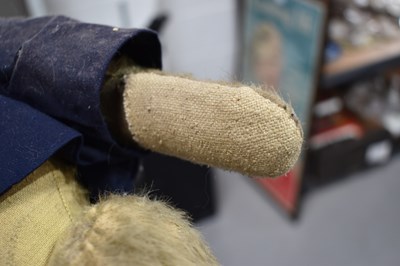 Lot 11 - A Vintage teddy bear, dressed in Naval style...