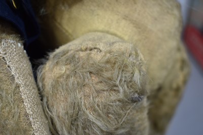 Lot 11 - A Vintage teddy bear, dressed in Naval style...