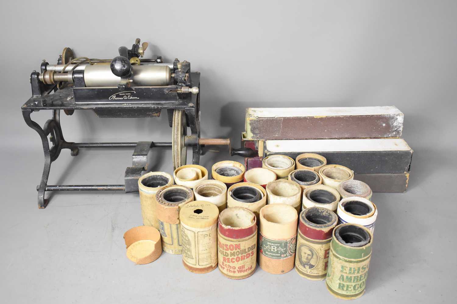 Lot 196 - An Edison Epiphone Shaver machine together...