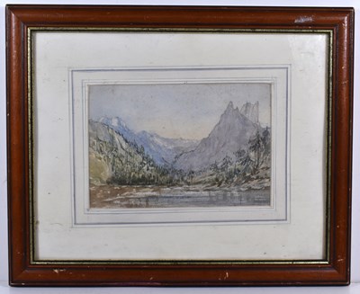 Lot 124 - A 20th century watercolour painting depicing a...