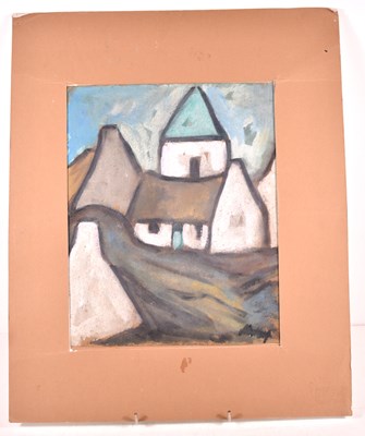 Lot 410 - Markey Robinson, (Irish, 1918-1999); Gouache...