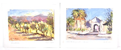 Lot 371 - Frank Forty (Irish, 1902-1996) Two oil on card...