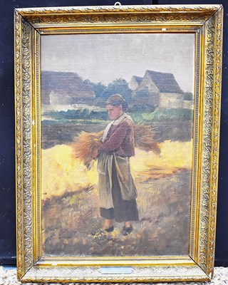 Lot 418 - Bertha Schrader (German, 1845 – 1920): oil on...