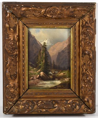 Lot 229 - A 19th century oil on panel, depicting a...