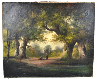 Lot 125 - A 19th century Continental painting depicting...