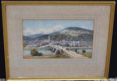 Lot 312 - David Small. (Scottish, 1845-1927); Riverside...