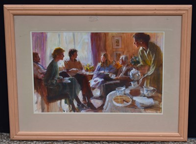 Lot 122 - Fred Laurent (1922-1995); people having...