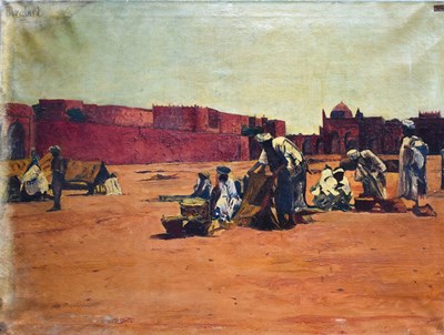 Lot 295 - Joseph Bizabent (20th Century): Marrakesh...