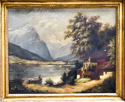 Lot 386 - An early 20th Century European landscape...