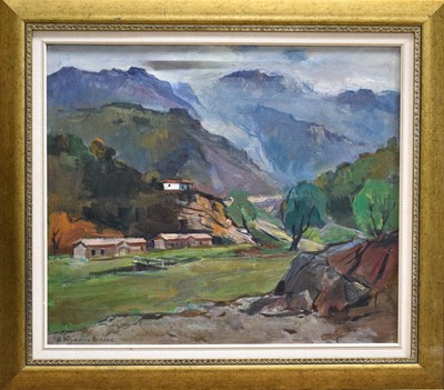 Lot 34 - Brinomot? (20th Century): mountain village...