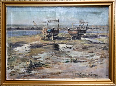 Lot 314 - Verelst (Dutch 20th Century): two fishing...