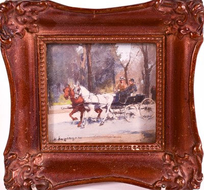 Lot 154 - Hanz Enzinger (19th century): After the Hunt,...