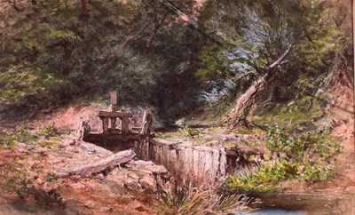 Lot 102 - A 19th century watercolour on paper depicting...