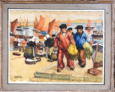 Lot 344 - Douarnenez Alphonse Mora (20th century):...