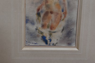 Lot 149 - A 20th century 'blottesque' watercolour on...