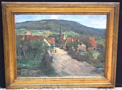 Lot 325 - Franz Wallischeck, (German, 1865-1941);...