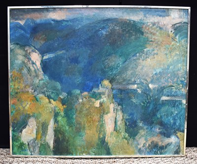 Lot 144 - Mayet, (20th century); Impressionist landscape...