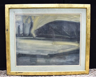 Lot 214 - Bigelow, (20th century); Abstract, gouache on...