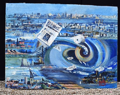 Lot 349 - Mauri, (20th century); Abstract painting...